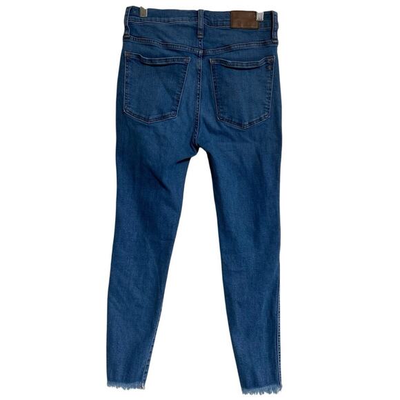 Madewell Petite 10" High-Rise Skinny Crop Jeans| Button-Front TENCEL™ Denim 27P - Picture 7 of 16